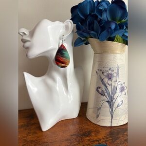 Colorful Teardrop Earrings